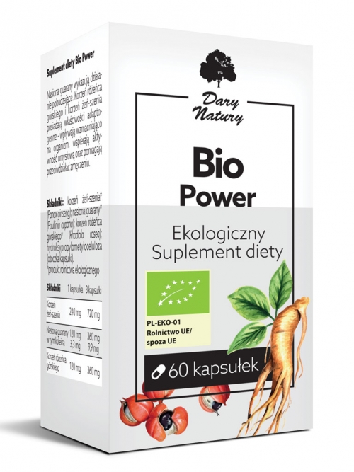 Bio Power EKO 60 kapsułek - Suplement diety | Dary Natury